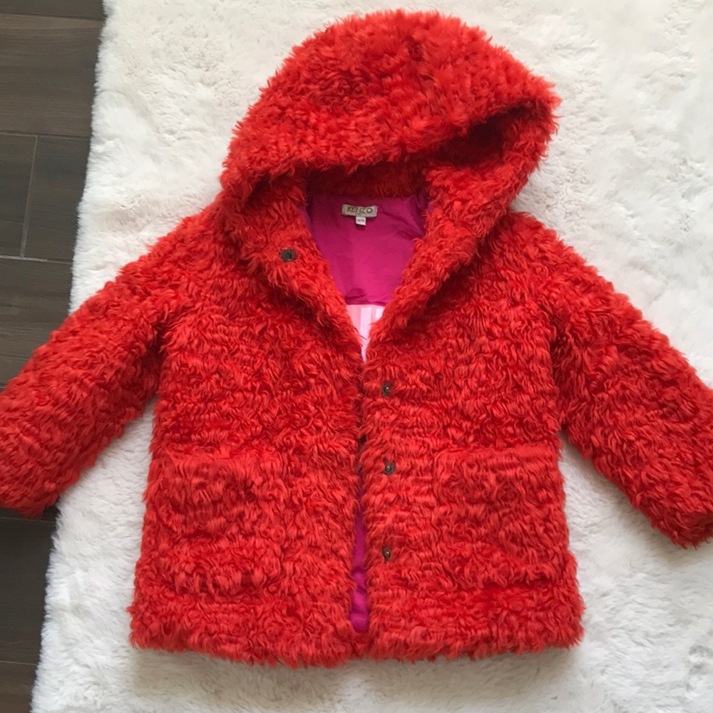Kenzo Kids jacket coat fluffy
